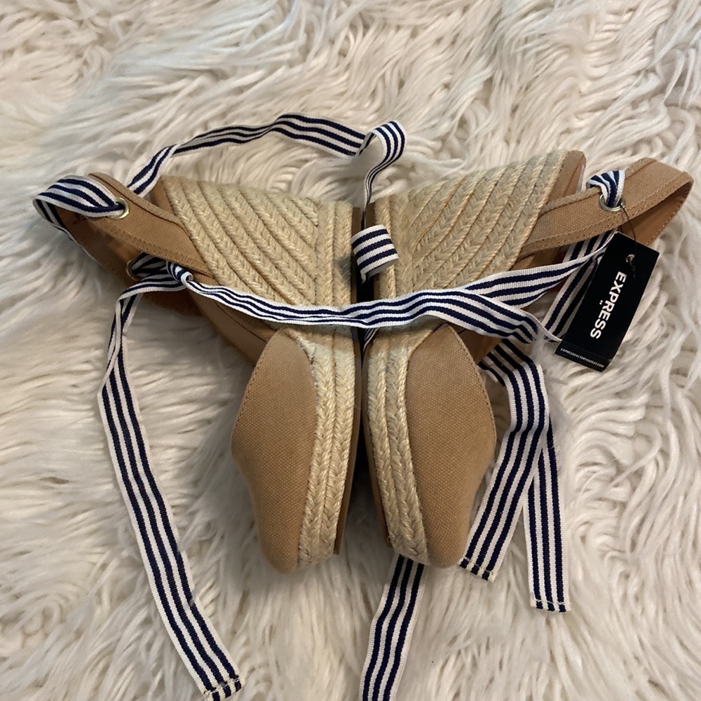 EXPRESS Shoes size 6 brand new with tags color tan see all photos - Picture 5 of 12